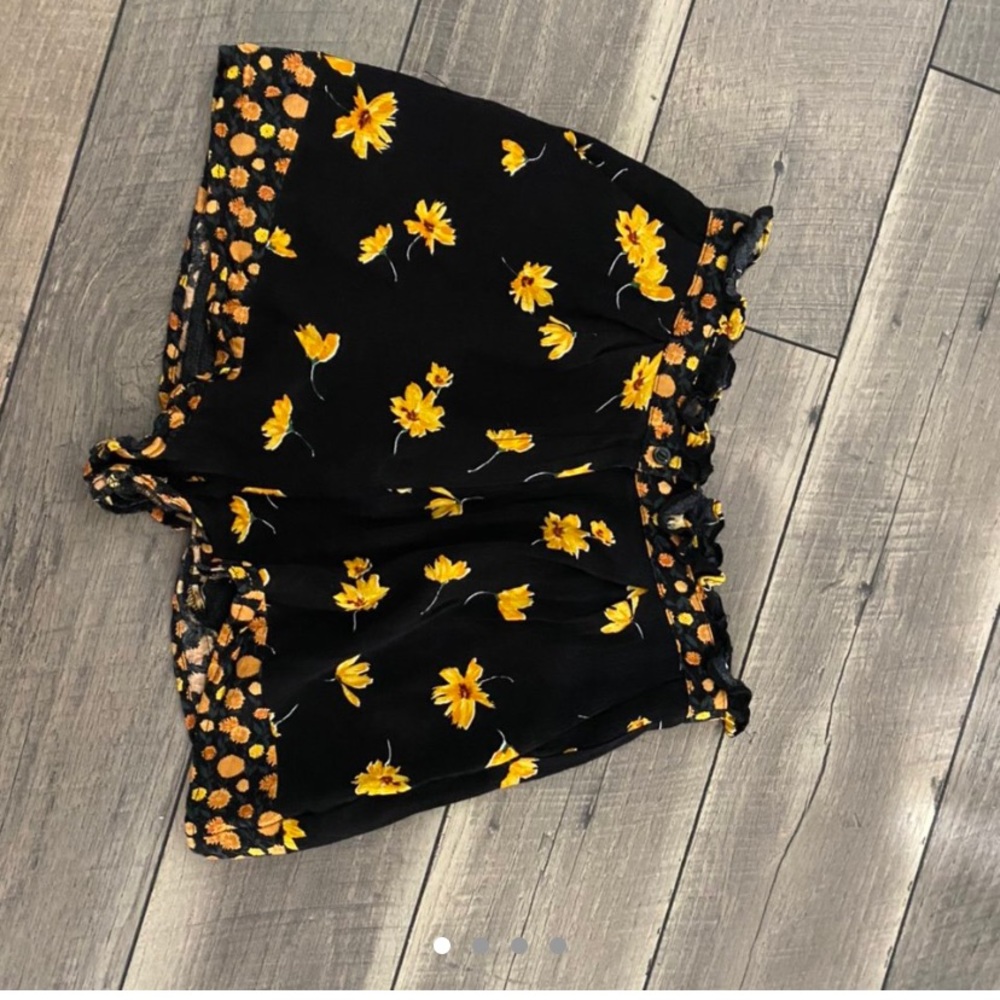top shop high waisted shorts size 2